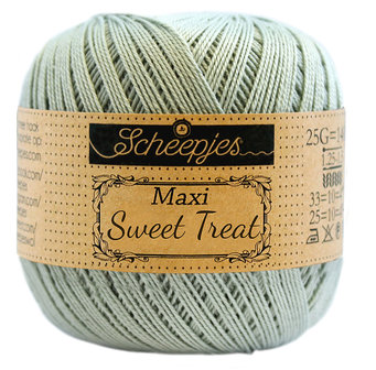 Scheepjes Maxi Sweet Treat set van 5 bollen in de verpakking.