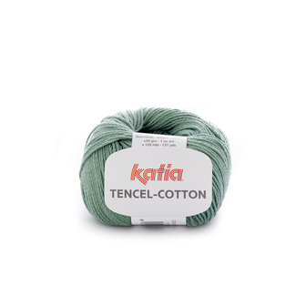 Katia Tencel Cotton 5 bollen in de verpakking.