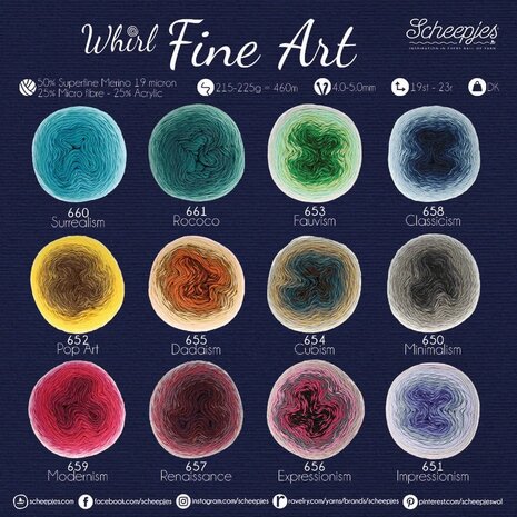 Scheepjes Whirl - Fine Art per 1 stuks