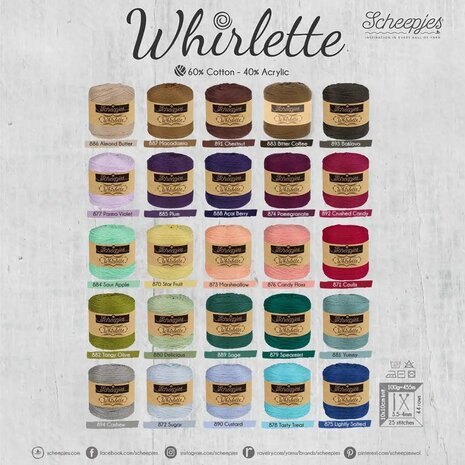 Scheepjes Whirlette per 1 stuk